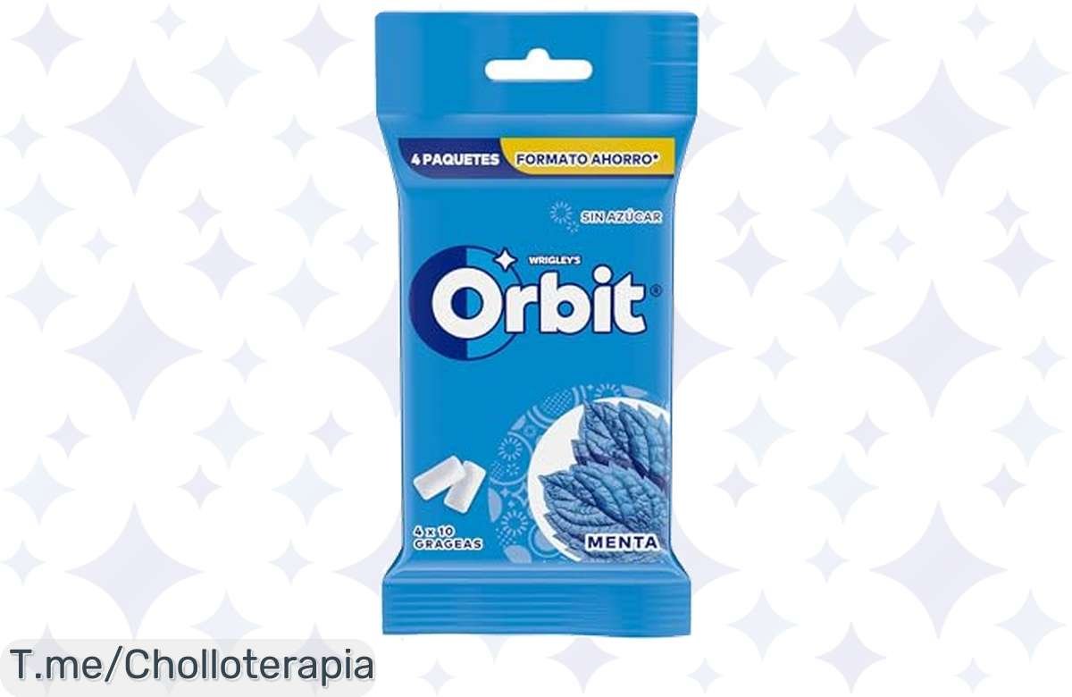 Chicles Orbit de menta casi regalados, ¡hazte con ellos ahora!