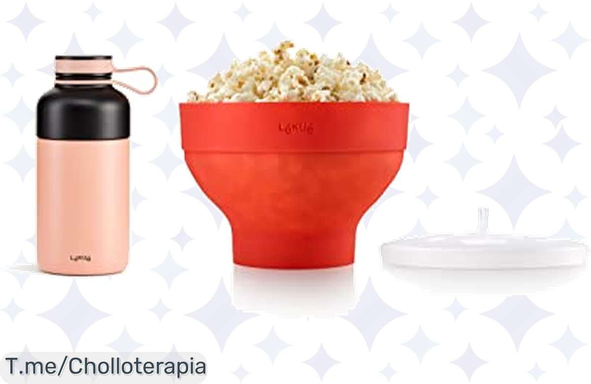 Chollazo: Popcorn + botella isotérmica a precio de locura