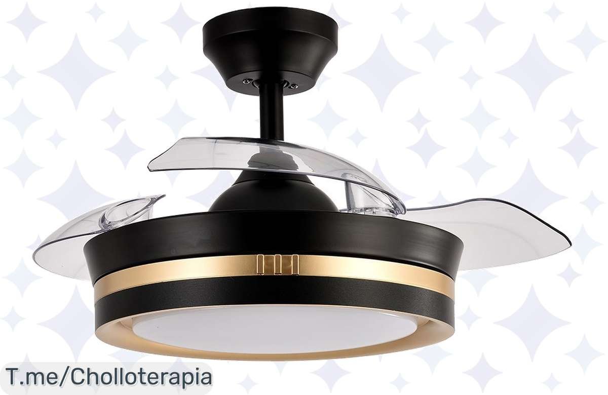 Chollazo: Ventilador de Techo Silencioso con Led y Mando ¡No lo Dejes Pasar!