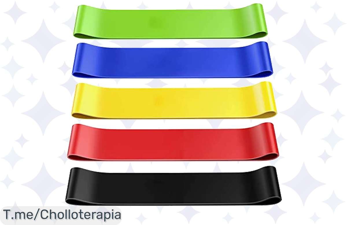 Consigue tu kit de bandas elásticas fitness y alcanza tus objetivos de entrenamiento sin riesgos y con resultados garantizados