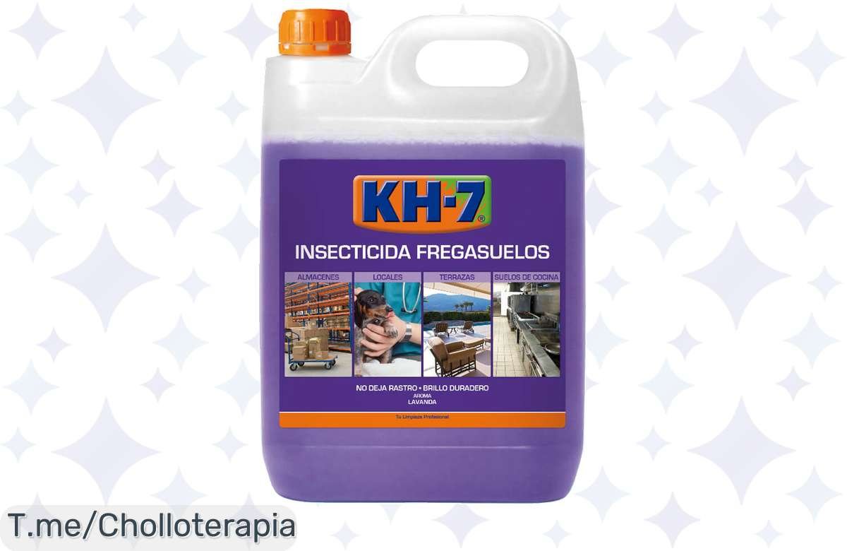 Consigue ya el KH-7 Desic Insecticida Fregasuelos: adiós insectos, hola lavanda, a precio de risa!