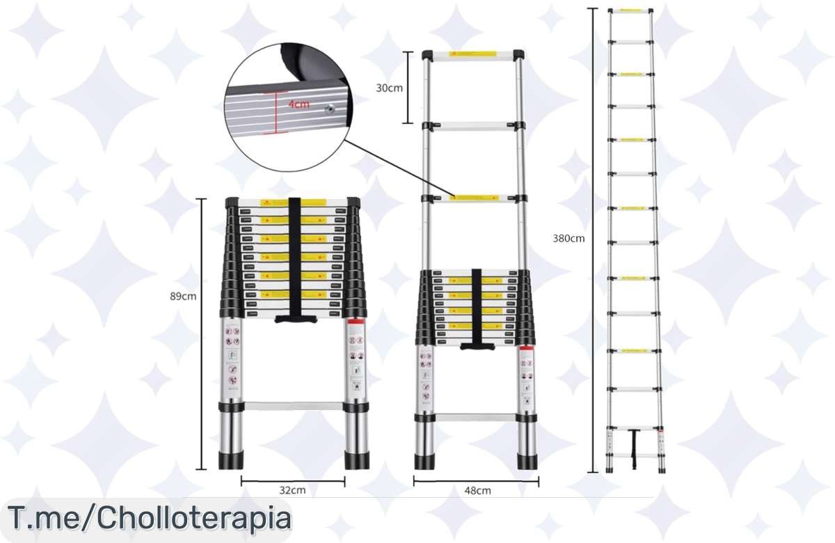 Consigue ya tu escalera plegable de alta calidad con descuento ¡No te quedes sin la tuya!