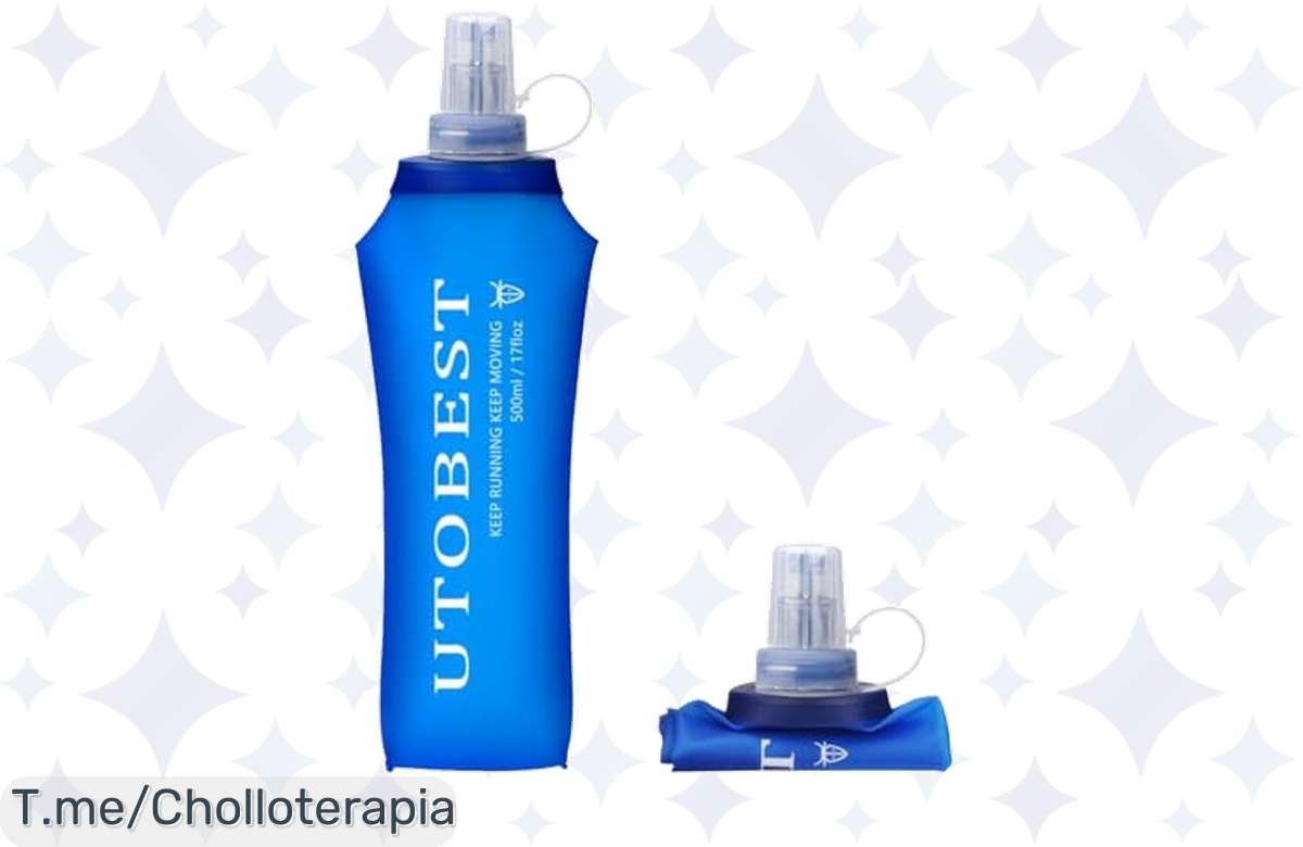 Corre ligero y ahorra: 50% en botellas flexibles UTOBEST hoy mismo!