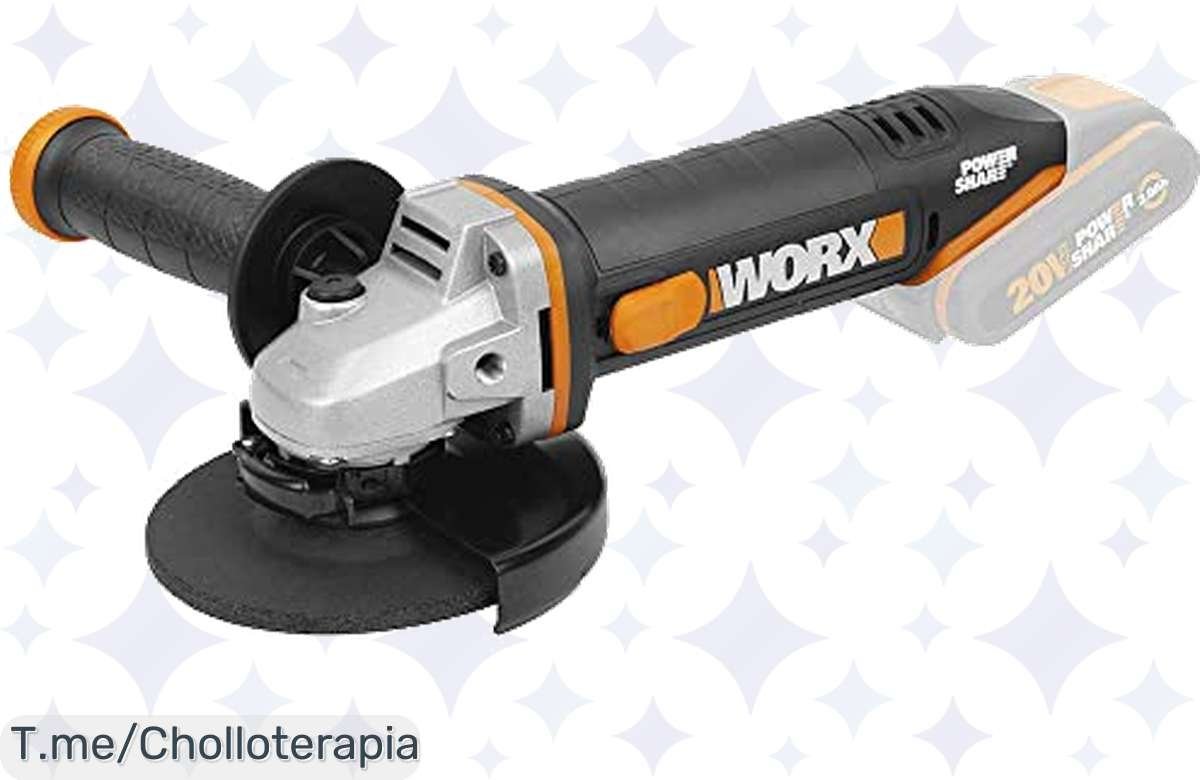Desbloquea tu potencial con la Amoladora 125mm WX803.9 de Worx