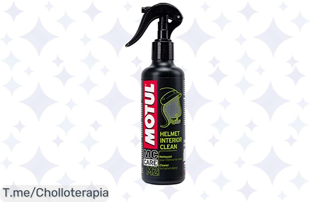 Descubre el secreto para un viaje seguro: MOTUL Limpiador Interior de Casco