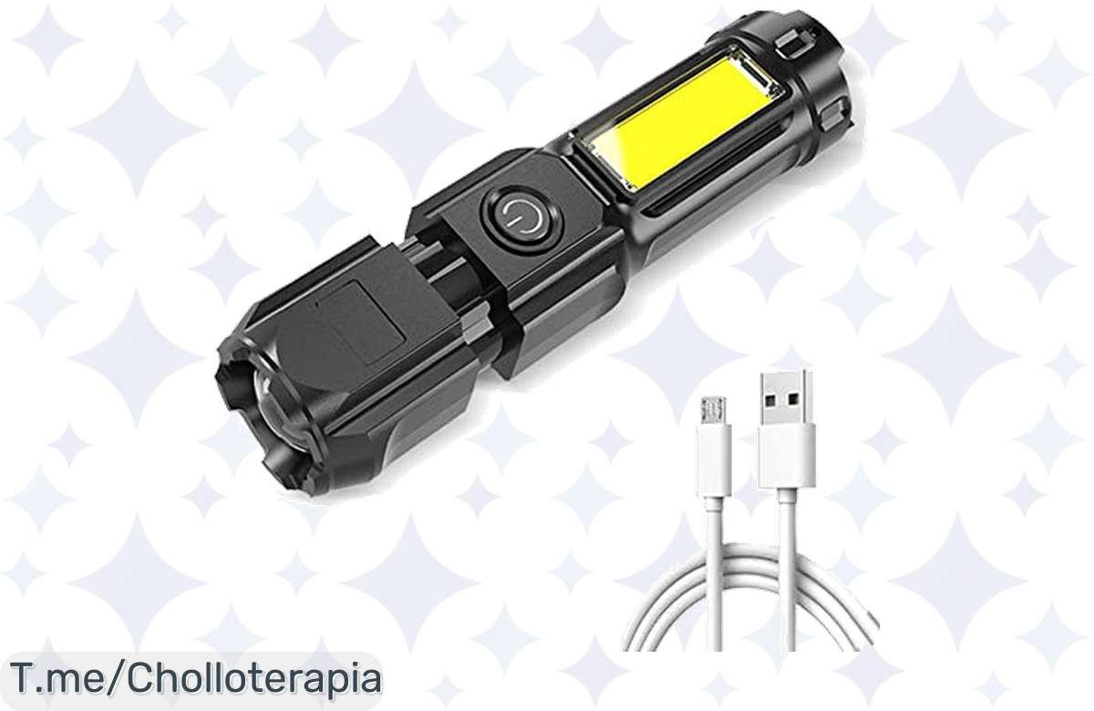 Descubre la mejor linterna LED para tus aventuras nocturnas ¡No te quedes sin la tuya!