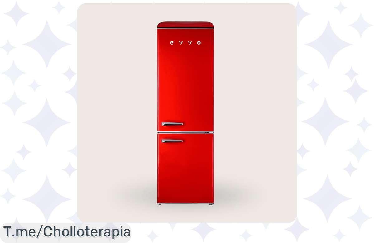 Descuento loco: Frigorífico Combi EVVO F55 Retro a precio de ganga – ¡aprovecha ya!