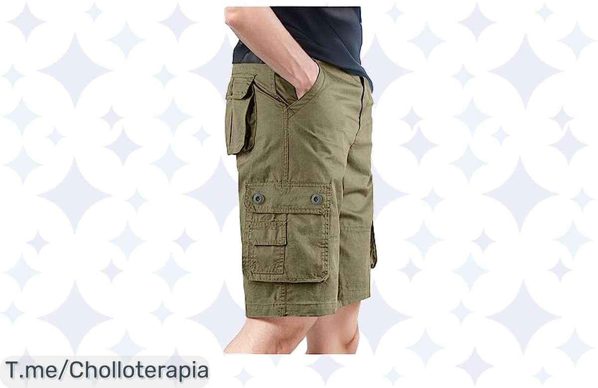 Gangazo en shorts cargo: Transpirables y elásticos, ahorra hasta un 60% con cupón!