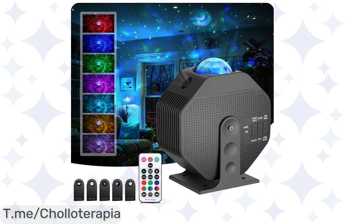 Haz de tu fiesta una galaxia: Proyector de estrellas premium con 50% de descuento ya!