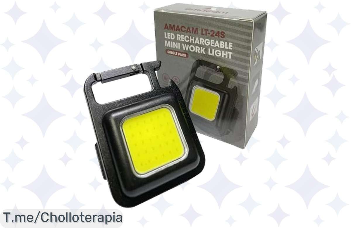 La linterna LED mini llavero recargable más potente a precio de locura, ¿te la vas a perder?