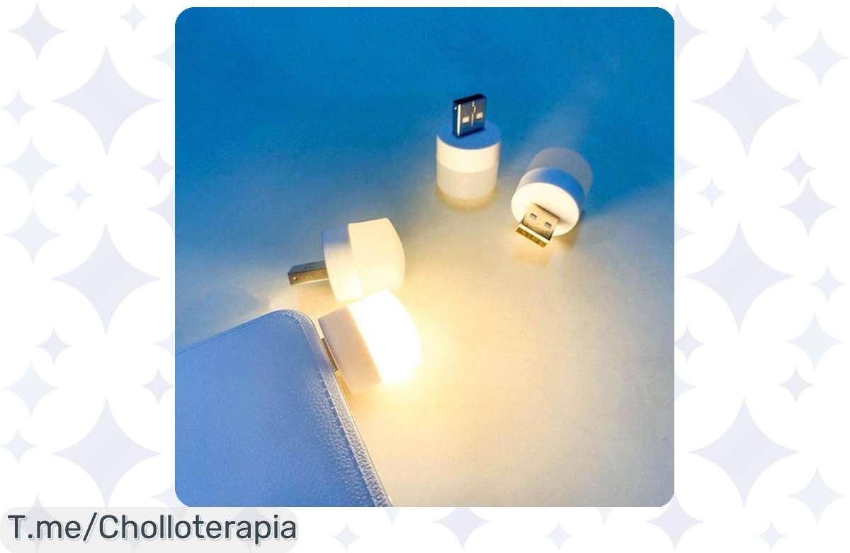 Luz Nocturna LED USB: Sueños Tranquilos, Noche Mágica