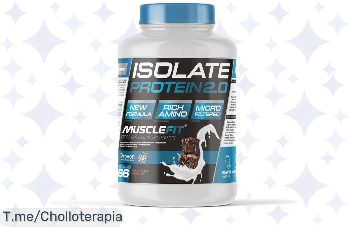 Mega chollo: Isolate Protein CFM 2000g para tus músculos – ¡No te lo pierdas!