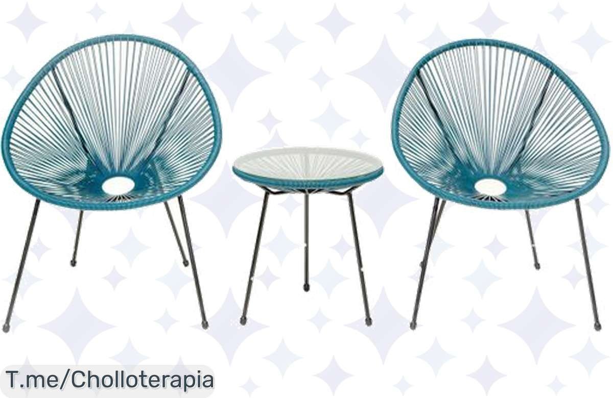 No te pierdas esta oferta increíble: Conjunto de Jardín Acapulco 2 Plazas a precio de locura!