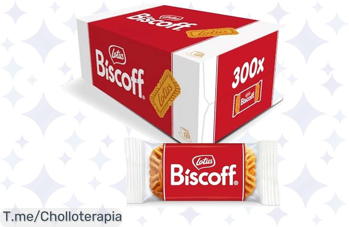No te puedes perder esta súper ganga de Lotus Biscoff: ¡300 galletas veganas en oferta!