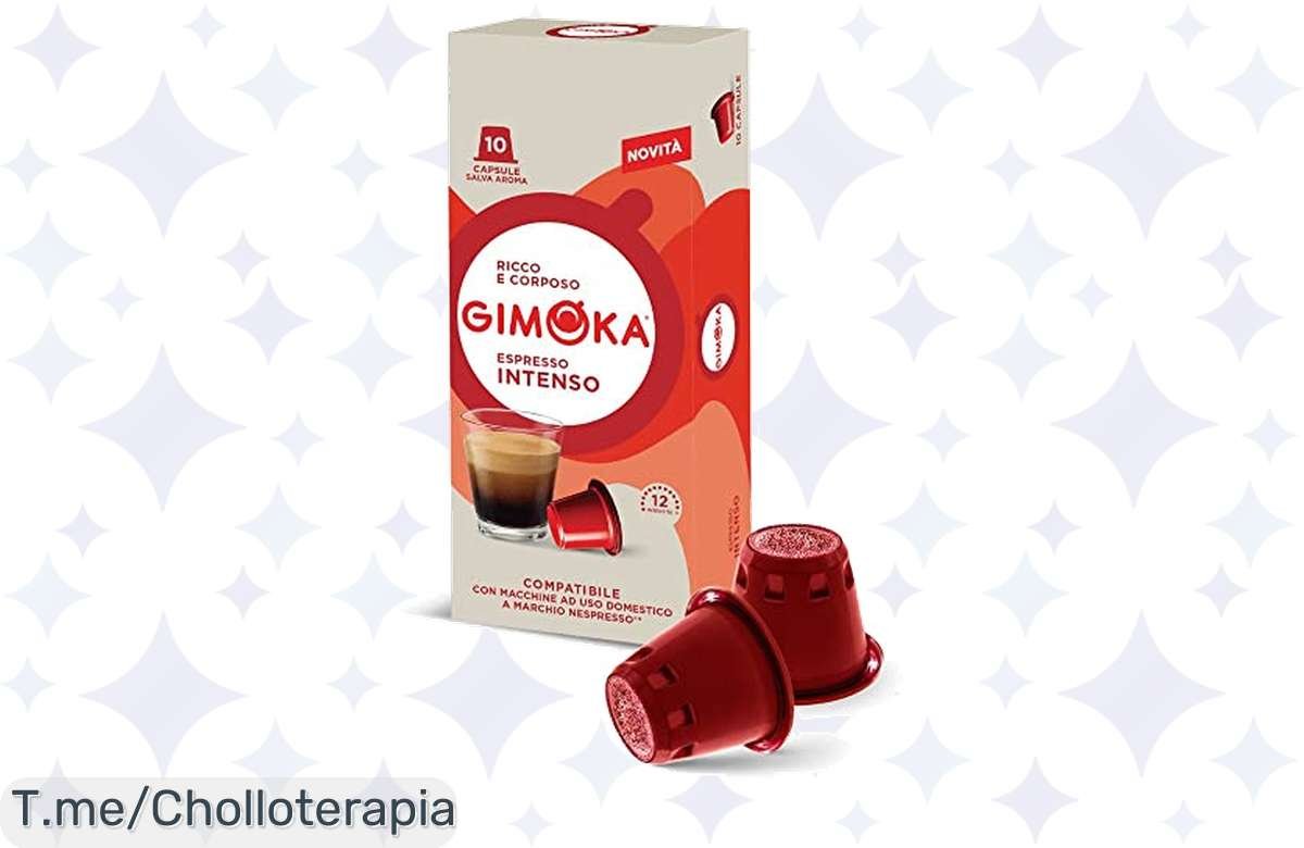 Oferta Relámpago: 100 Cápsulas Gimoka Nespresso a Precio de Risa
