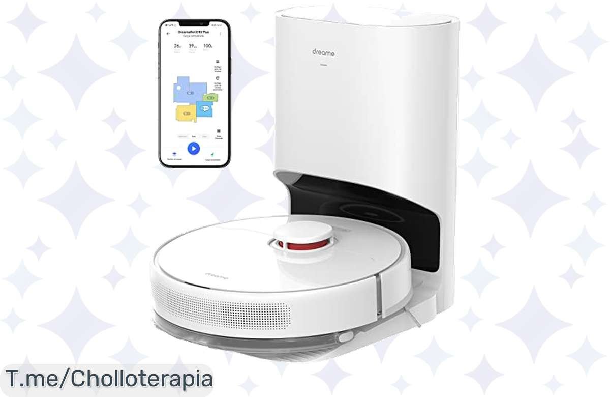 Oferta Relámpago: Robot Aspirador y Fregasuelos D10 Plus con Succión Brutal de 4000 Pa y Vaciado Automático, ¡No te lo Pierdas!