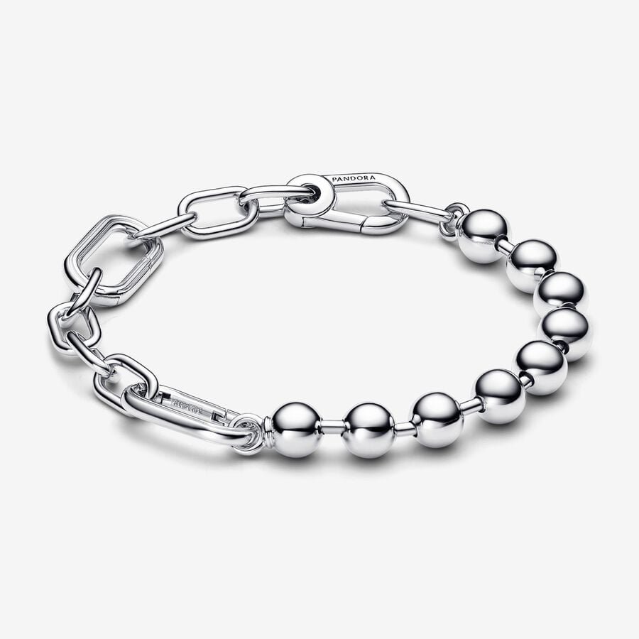 Oferta Única: Pulsera Pandora ME con Cuentas Metálicas a Precio de Risa