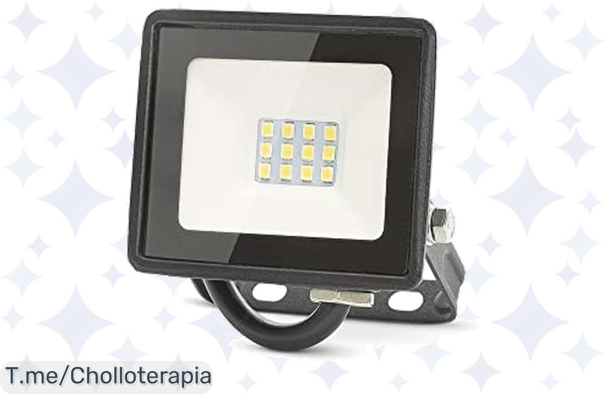 Oferta flash: Foco LED exterior 10W, 860 lm, resistente lluvia y polvo ¡Últimas unidades!
