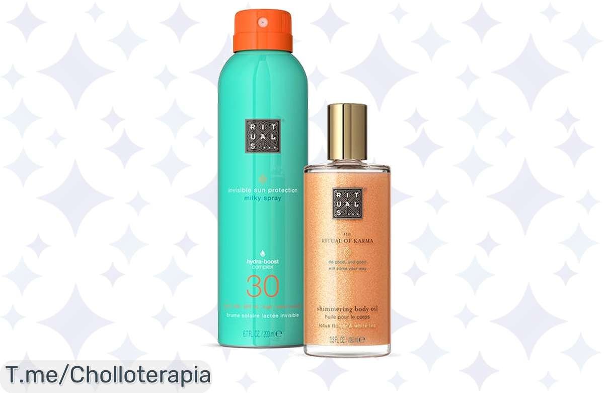 Oferta relámpago: Aceite Brillante y Spray SPF a precio imbatible, ¡no te lo pierdas!