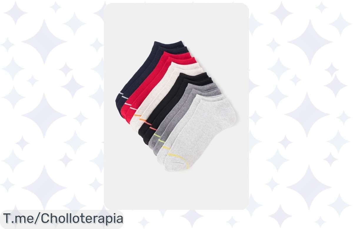 Pack de 6 calcetines invisibles para hombre a precio de risa, ¡no te lo pierdas!