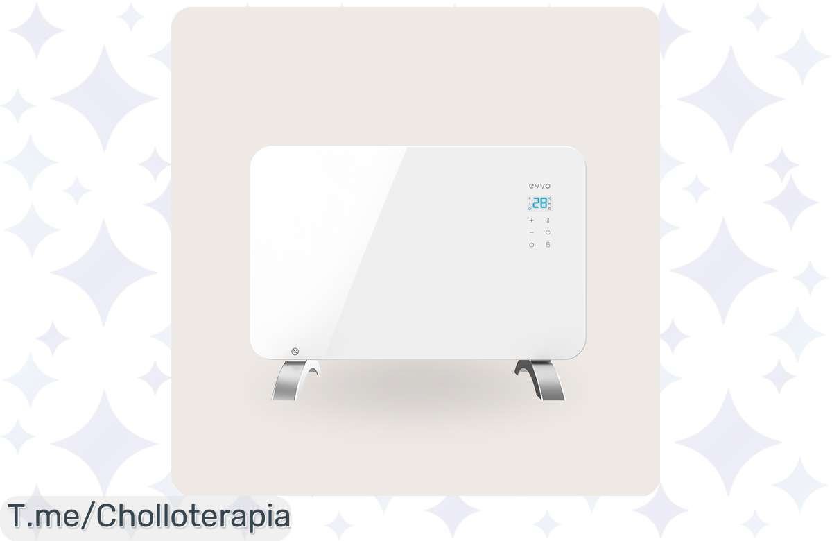 Radiador EVVO C Cristal: ¡Potencia y estilo a un precio increíble!