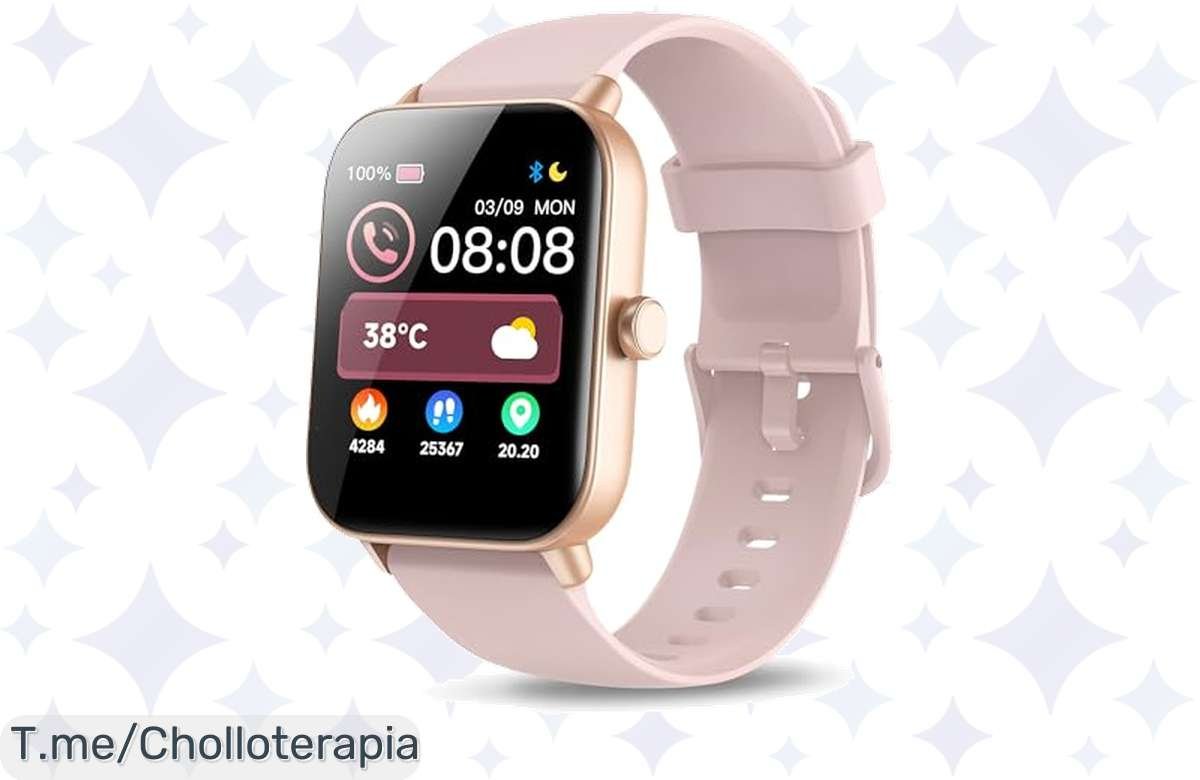 Reloj Inteligente de Lujo para Mujer con 74% de Descuento – ¡Usa el Cupón Ya!