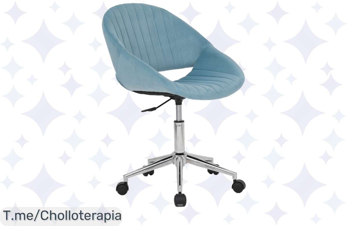 Silla de Terciopelo Ajustable: Preciazo de Locura para Tu Tocador!