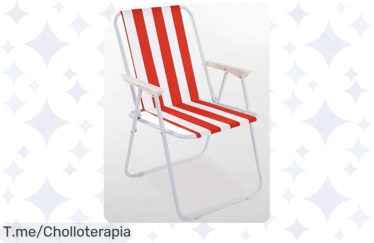 Sillas Plegables de Acero a Precio Ridículo para tu Playa y Jardín – ¡Corre que Vuelan!