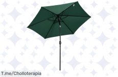 Sombrilla Parasol Reclinable por Cuatro Duros: Protege tu Jardín con Estilo y Ahorra!