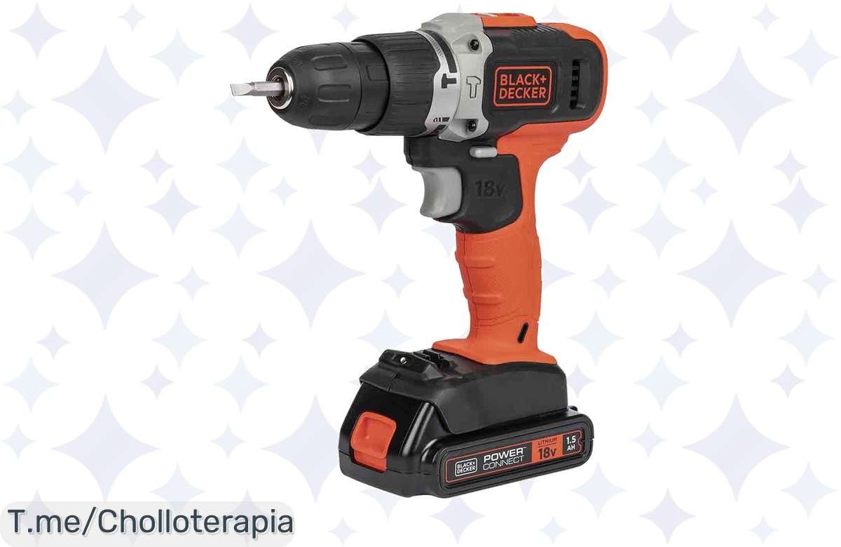 Taladro Black & Decker 18V Tirado de Precio – ¡Hazlo Tuyo Ya!