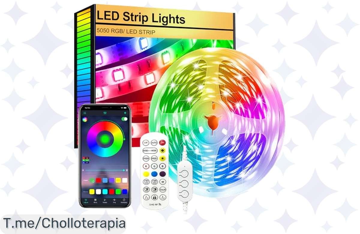 Tira LED RGB de 2M: La ganga que tu hogar necesita hoy mismo