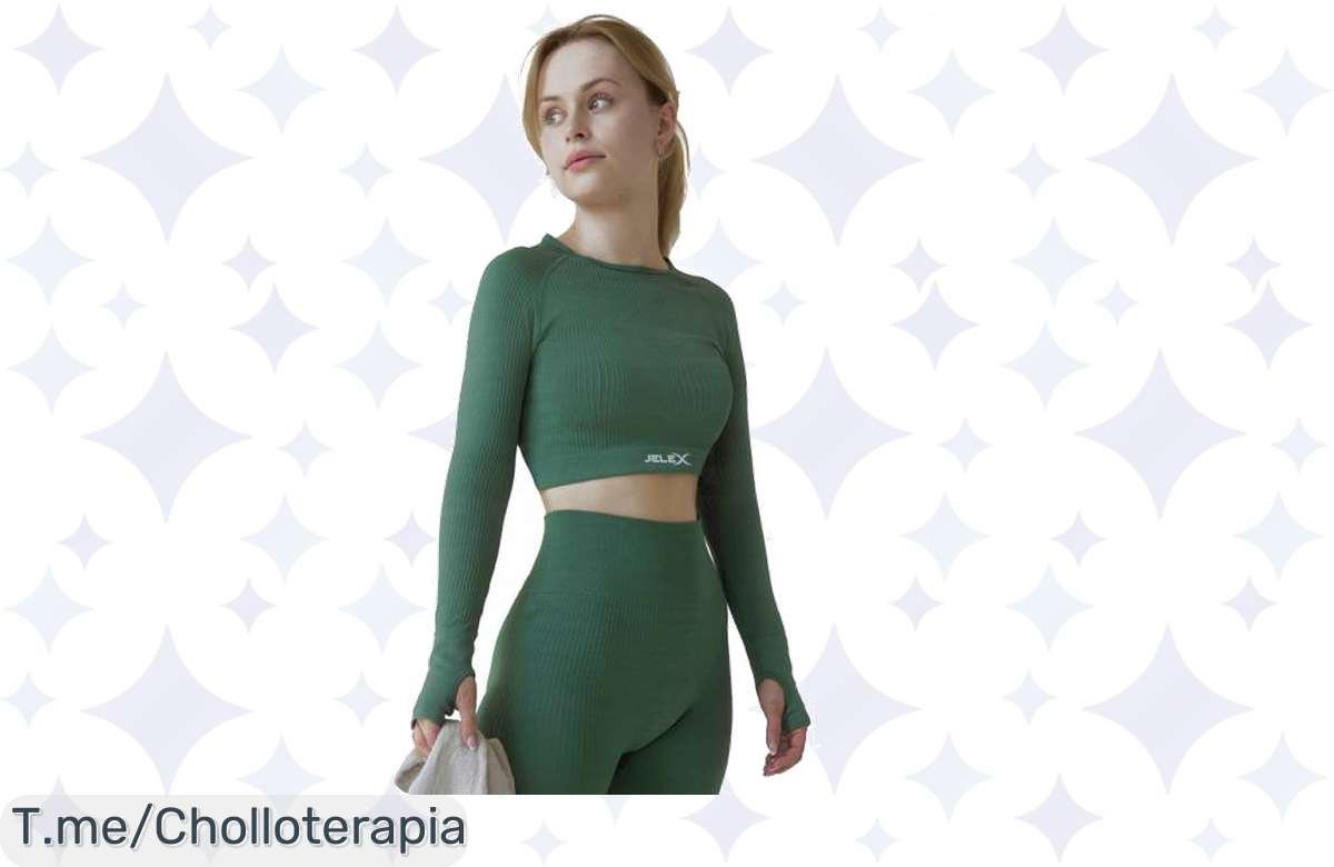 Top de fitness verde Amelia a precio de locura, ¡no te quedes sin el tuyo!