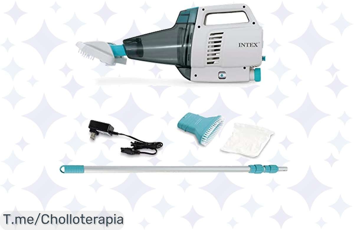 Tu Piscina Brillando en Minutos con la Aspiradora Intex Recargable
