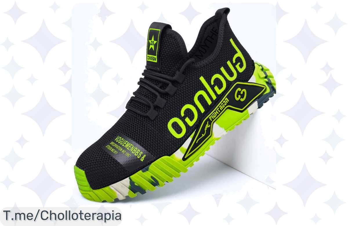 Zapatillas de trabajo con estilo: Oferta bestial en acero irrompible!