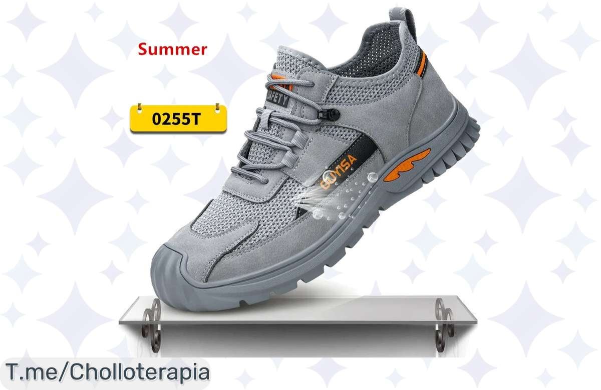 Zapatos de seguridad ANTIPERFORACIONES para hombre: ¡Protección total y confort único! ¡No te lo pierdas!