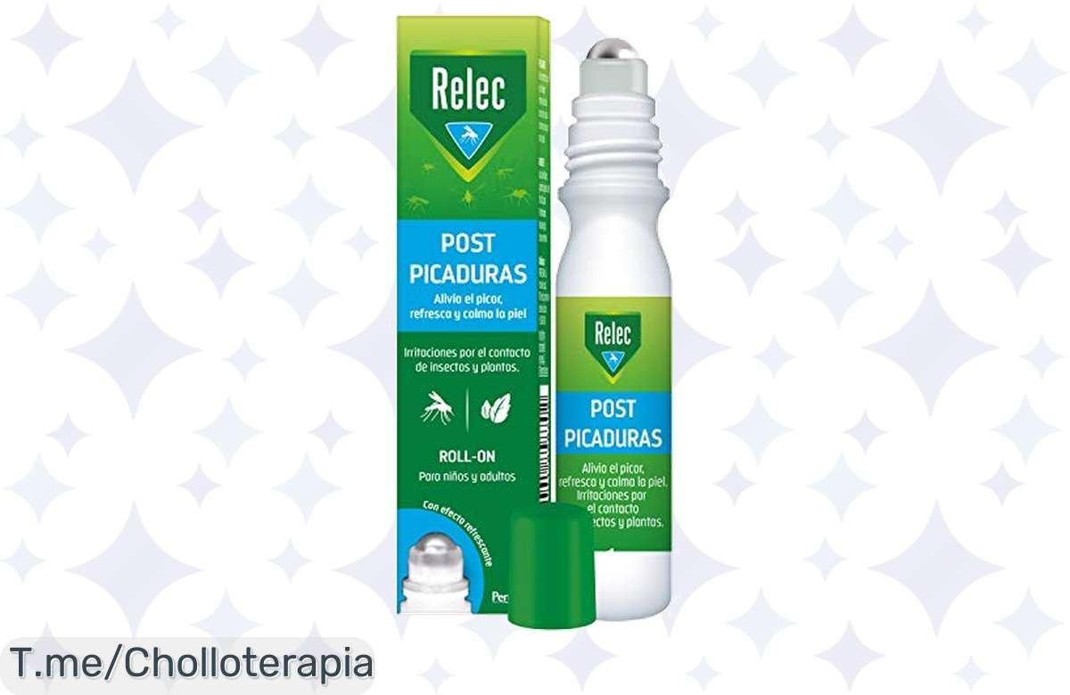 ¡Adiós picazón! Relec Roll On, tu aliado contra las picaduras, ¡te encantará!