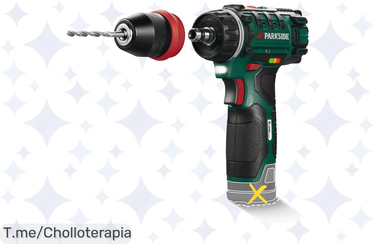 ¡Ahorra a lo grande en la atornilladora taladradora recargable 12V!