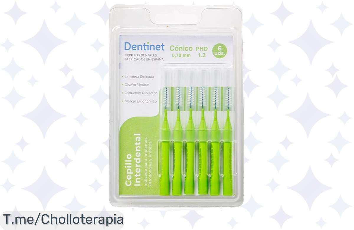 ¡Ahorra en Cepillos Interdentales Cónicos 0.70 mm Dentinet hoy mismo!