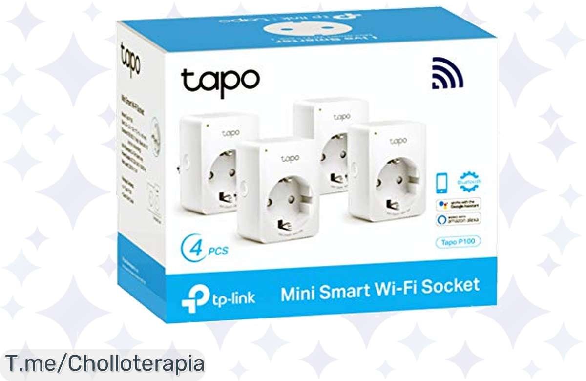 ¡Ahorra hasta un 50% en tu factura de luz con los mini enchufes inteligentes TP-Link Tapo P100! ¡No te quedes sin el tuyo!
