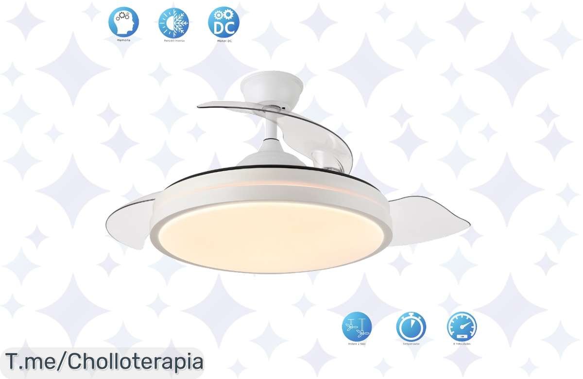 ¡Aprovecha el ofertón del ventilador Apache DC: Silencioso y con LED!
