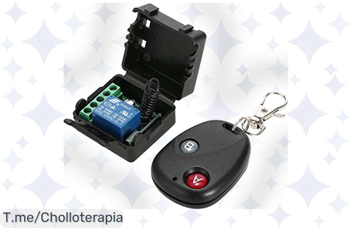 ¡Aprovecha este ofertón en Transmisor y Receptor 433 MHz con control remoto! Ahorra 8% y mejora tu hogar hoy.