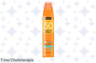 ¡Aprovecha y protege tu piel: Spray Solar SPF 50 Sence Beauty en súper oferta!