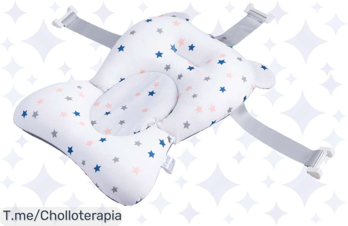 ¡Aprovecha ya! Cojín para bañera de bebé con descuentazo incomparable