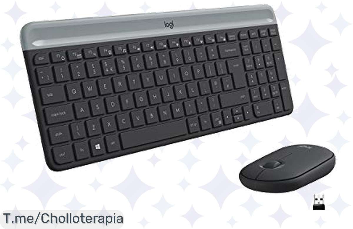¡Aprovecha ya! Logitech MK470: Teclado y ratón inalámbrico compacto y duradero