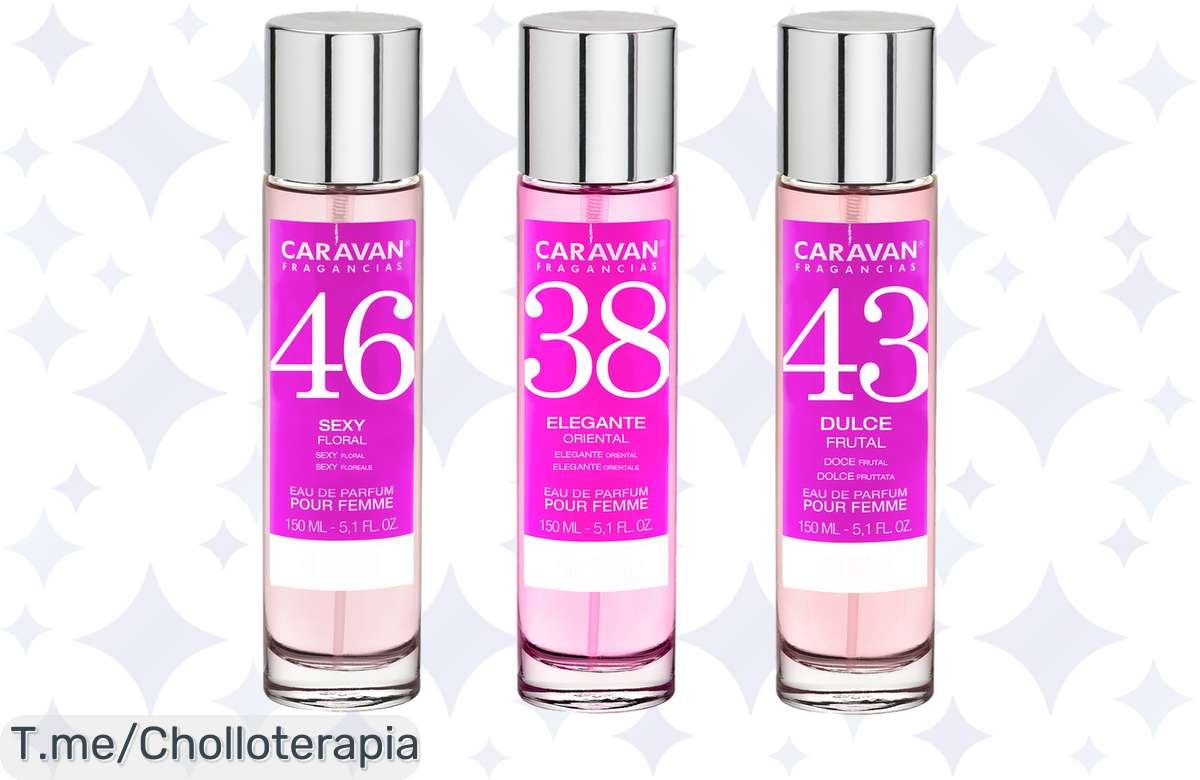 ¡Aroma irresistible! 3x Caravan Perfumes de Mujer a precio de locura. ¡Compra ya!