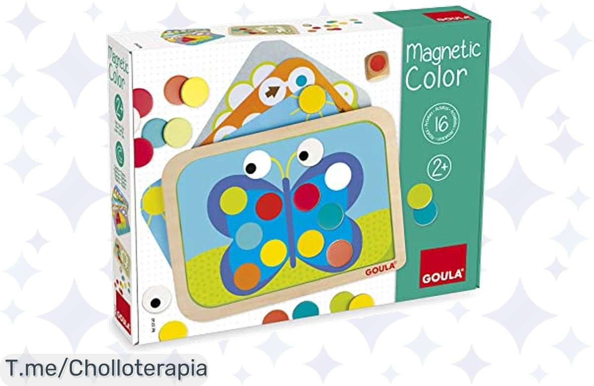 ¡Así de barato! Juego preescolar magnético Goula para despertar la creatividad de tus peques.