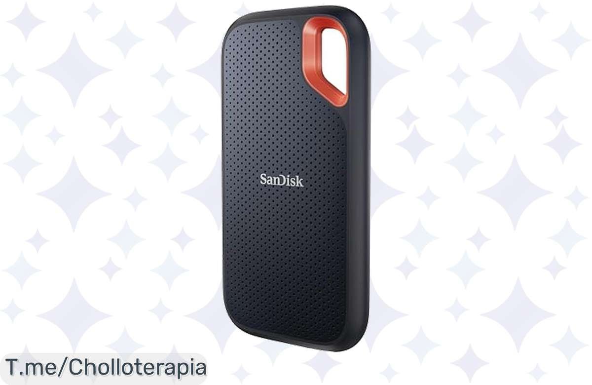 ¡Así de fácil! SanDisk 1TB SSD portátil super rápido y seguro a precio de locura