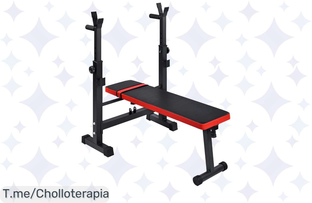 ¡Atrapa el Mejor Banco de Pesas Plegable para Tu Gimnasio en Casa!
