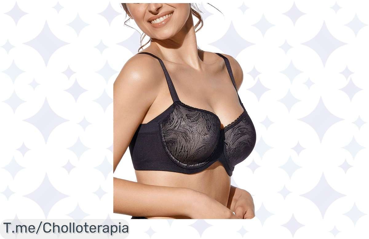 ¡Atrapa el sujetador Selene Violeta con aros y máxima cobertura! ¡Oferta exclusiva!