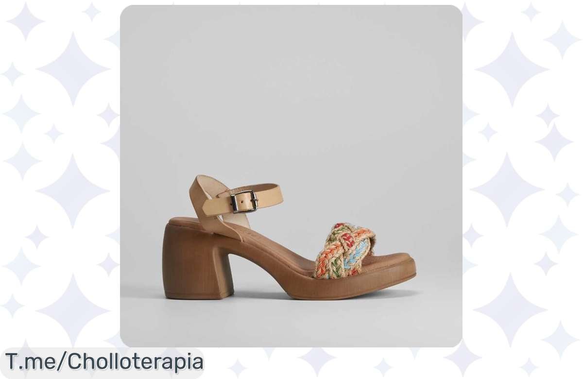 ¡Atrapa ya tus sandalias de tacón con trenza y ahorra al máximo!